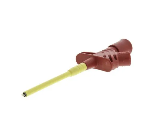 63-7437-14 Hirschmann Test & Measurement Red Hook Clip, 20A Rating, 4.3mm Tip Size 972309101