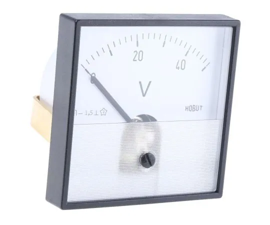 63-7488-78 HOBUT DC Analogue Voltmeter, 50V, 56 (Dia.) mm, PD721MCS50V/2-001