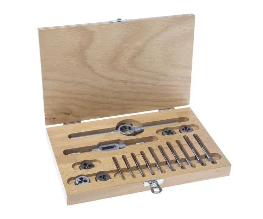 63-7479-52 RS PRO 12 Piece HSS M2 → M6 Thread Tap & Die Set 300-9735