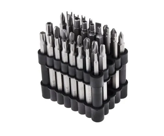 63-7524-92 MTI Driver Bit Set 32 pieces, Slotted: 6 mm; Phillips: PH1; PH2; Pozidriv: PZ1; PZ2; PZ3; Tightener: 4; 6; 8; 10 mm; 560-201