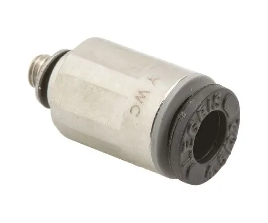 63-7525-81 Legris Pneumatic Straight Threaded-to-Tube Adapter, M3 x 0.5 Male, Push In 4 mm 3101 04 09