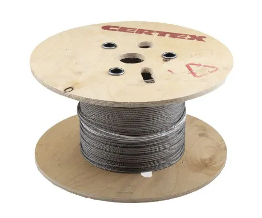 63-7410-47 RS PRO Stainless Steel Wire Rope, 75m 183-5841