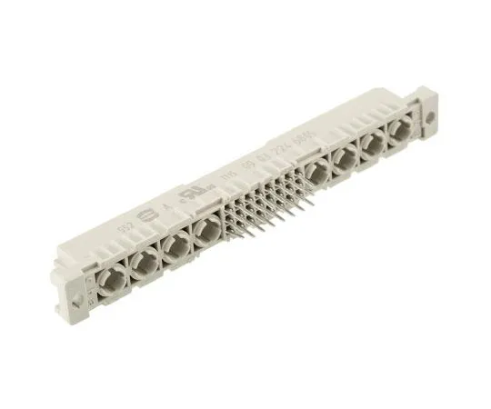 63-7503-17 Harting 24 + 8 Way 2.54mm Pitch, Type M Class C2, 3 Row, Straight DIN 41612 Connector, Socket 9032246805