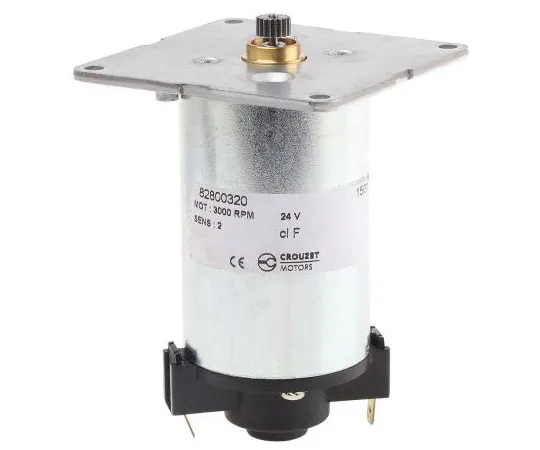 63-7434-32 Crouzet, 24 V dc, 298 mNm, Brushed DC Geared Motor, Output Speed 3070 rpm 82800320