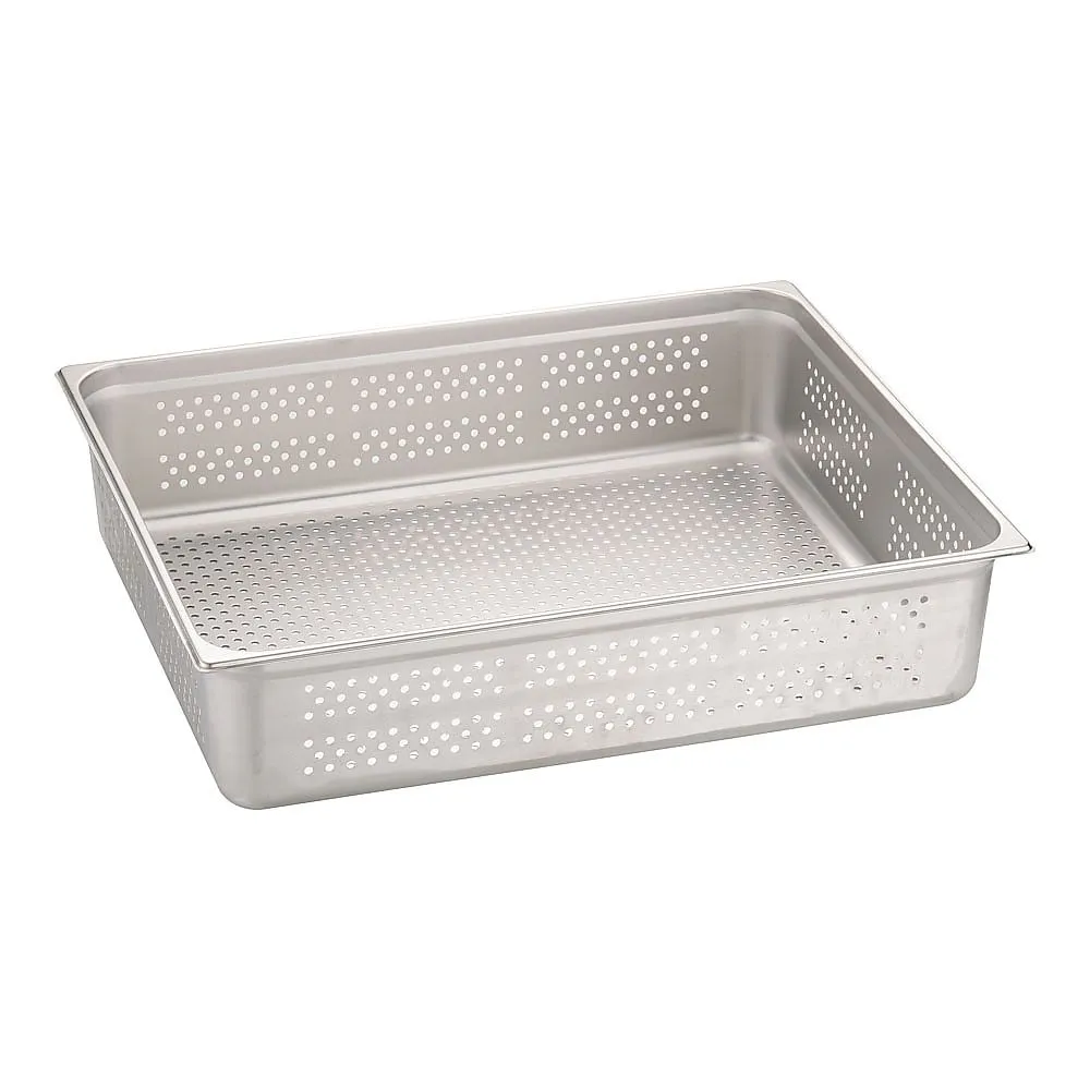 62-6359-34 18-8 Gastronomic Hole Pan 2/1 150 mm AGS0720
