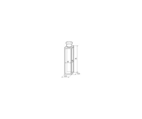 61-9065-50　［Discontinued］Standard Fluorescence Cell with Glass Cap F17-SQ-10　6210-27706