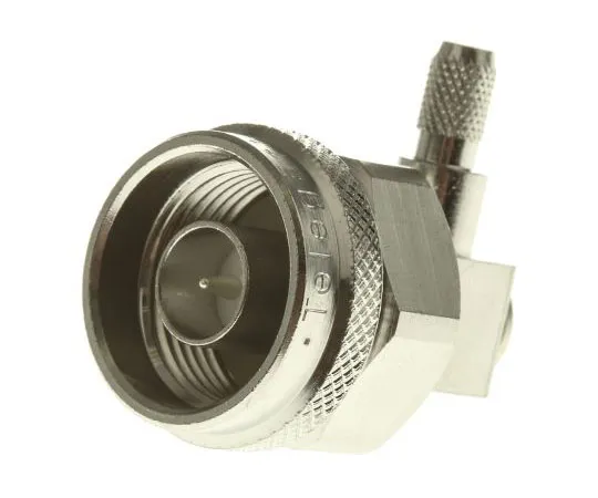 63-7416-66 Telegartner 50Ω Right Angle Cable Mount N Type Connector, Plug, Solder Termination, 0 → 11GHz, RG142 B/U, J01020A0036
