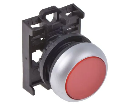 63-7548-86 Eaton M22 Series, Red Push Button Head, Maintained, 22mm Cutout 78635807 & M22-DRL-R+M22-A