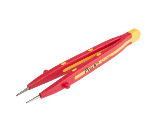 63-7375-73 RS PRO 160 mm, Anti-Magnetic Stainless Steel, Rounded, Tweezers 146-6437