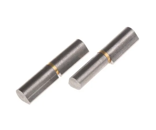 63-7460-97 Pinet Raw Steel Flat Hinge with a Fixed Pin Weld-on, 45mm x 10mm 14-7-3583