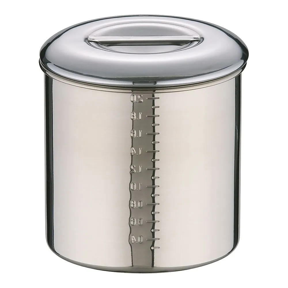62-6385-86 Eco Clean 18-8 Inner Lid Kitchen Pot (Graduated) 14 cm AEK1104