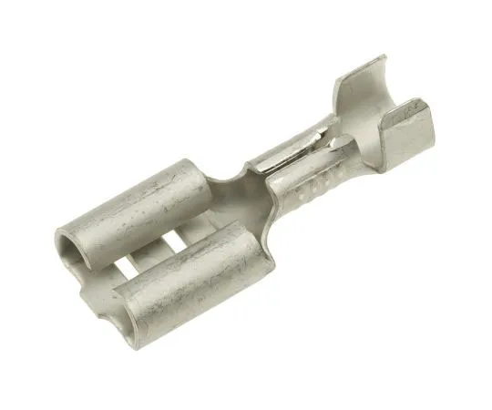 63-7446-65 TE Connectivity FASTON .250 Series Crimp Receptacle, 6.35 x 0.81mm, 0.8mm² to 1.3mm², 18AWG to 16AWG, Tin Plated 41729-2