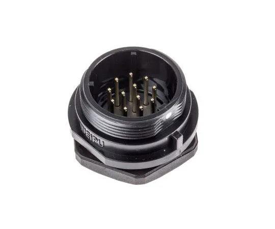 63-7373-39 RS PRO Bulkhead Mount Connector, 12 contacts Socket 144-4204