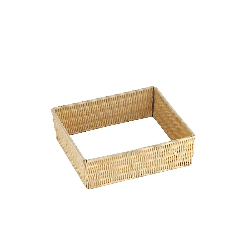 62-6672-51 Resin Rattan Gastronome Pan Frame 2/3 Size Natural