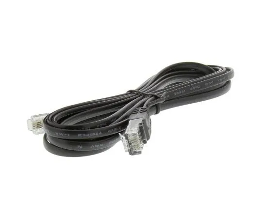 63-7508-42 Decelect Forgos Black Cat5 Cable, 3m Male RJ45/Male RJ12 SPE190684