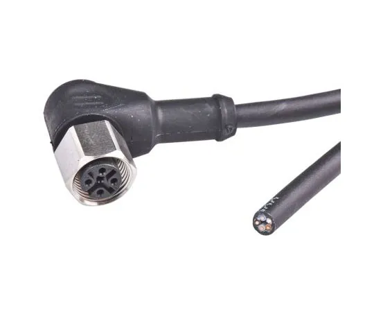 63-7471-83 Binder, 763 Series, Right Angle M12 to Unterminated Cable assembly, 5 Core 2m Cable 79 3444 52 05