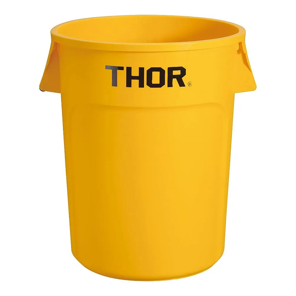62-6615-46 Trust Round Container 208 L Yellow 1015