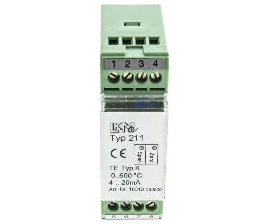 63-7511-86 TC Type K Temperature Transmitter, 10 → 35 V, -25 → +85 °C LKM 211/K1