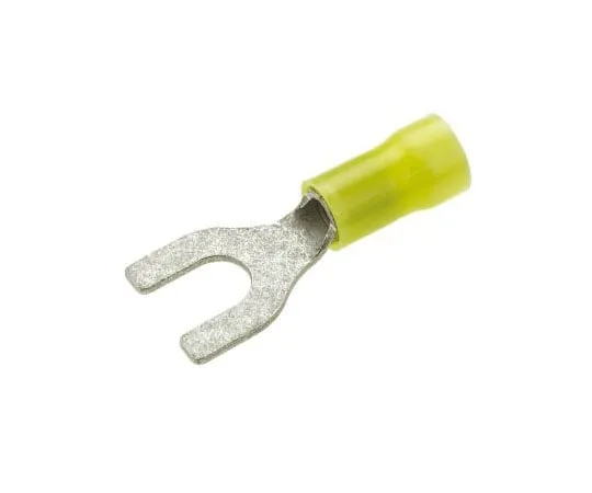 63-7428-13 TE Connectivity PLASTI-GRIP Series Insulated Crimp Spade Connector, 2.6mm² to 6.6mm², 12AWG to 10AWG, M6 Stud Size PVC, 165019