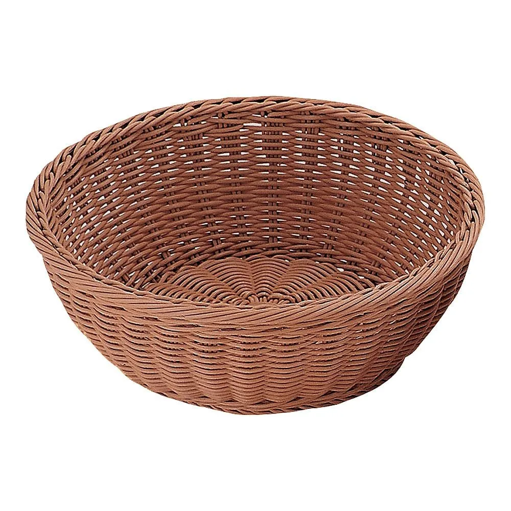 62-6403-59 PP Round Basket Brown 30 Type RO-214-BR