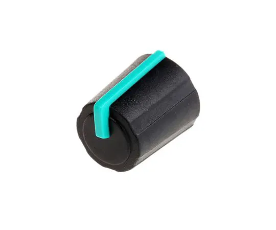 63-7478-76 Sifam Potentiometer Knob, Push-On Type, 11.5mm Knob Diameter, Black, Splined Shaft Type, 6mm Shaft 3/03/TP110-006/237/232