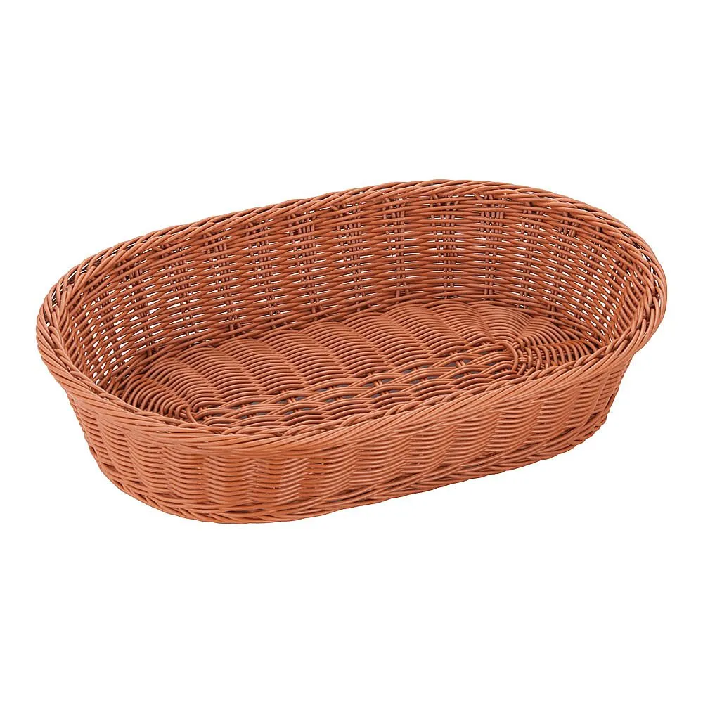 62-6581-59 Resin basket, small size, 45 cm, tea WBS1806