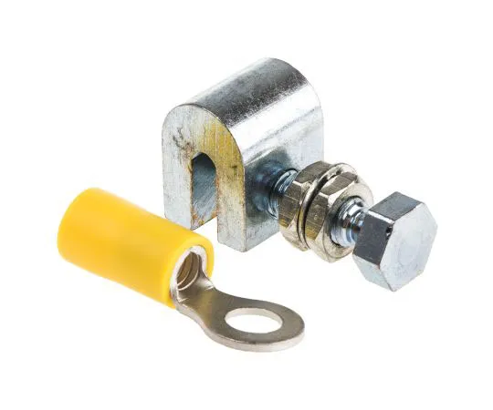 63-7538-57 RS PRO Earth Clamp Metal, 2.5 → 6mm² Wire Range 426-3126