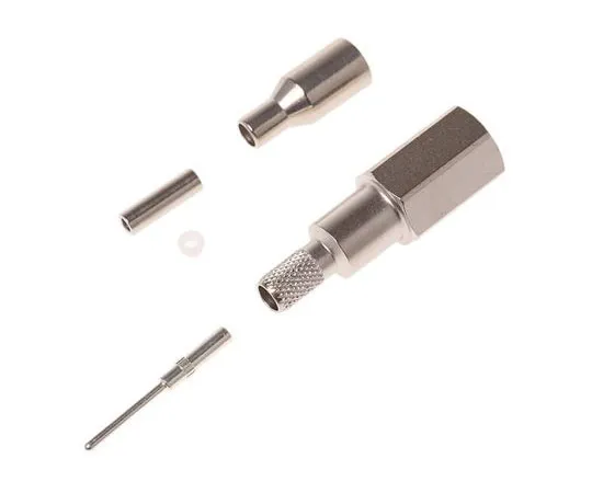 63-7472-39 Telegartner Straight Cable Mount FME Connector, Plug, Crimp Termination, 50Ω 0 → 2GHz, RG316/U J01700A0007