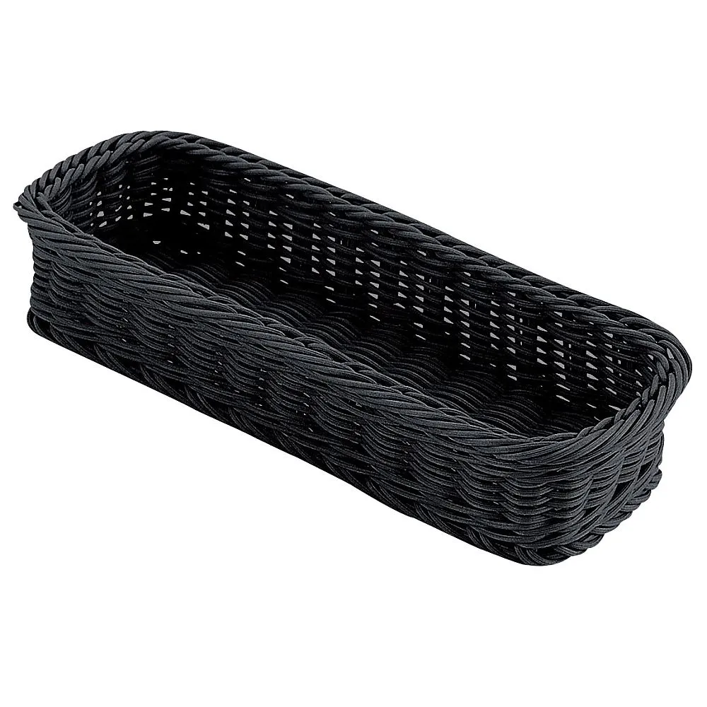 62-6730-08 PP Cutlery Basket Black Large for 4 People CB-006-BK