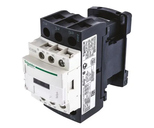 63-7527-67 Schneider Electric 3 Pole Contactor, 38 A, 230 V ac Coil, TeSys D, 3NO, 18.5 kW LC1D38P7