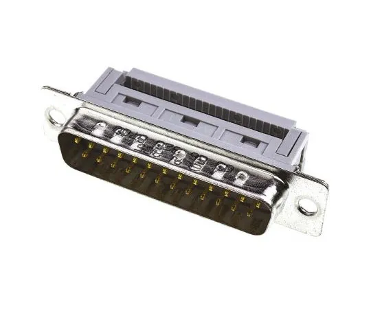63-7538-94 Harting D-Sub Standard Series 2.77mm Pitch 25 Way IDC D-Sub Ribbon Cable Connector, Plug, Metal Shell 9663286700