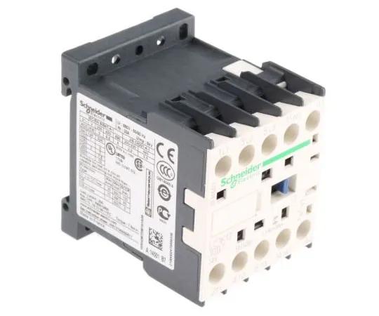 63-7482-32 Schneider Electric 3 Pole Contactor, 12 A, 24 V ac Coil, TeSys K, 3NO, 5.5 kW LC1K1210B7