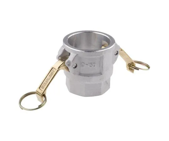 63-7506-76 Straight Male Hose Coupling 1-1/2in Part D Cam & Groove Coupler, 1-1/2 in BSPT Female, Aluminium 362-6762