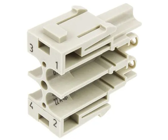 63-7549-06 Han-Modular Series Female Module, 4 Way, 2 Row, Han SC 9140044711