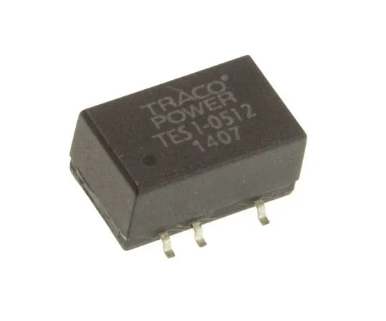 63-7357-51 TRACOPOWER TES 1 1W Isolated DC-DC Converter Surface Mount, Voltage in 4.5 → 5.5 V dc, Voltage out 12V dc TES 1-0512