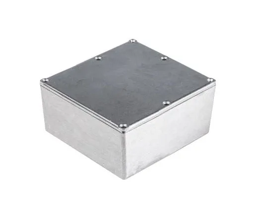 63-7382-98 RS PRO Die Cast Aluminium Enclosure, IP54, IP66, Shielded, 190.1 x 190.1 x 66.5mm 161-0928