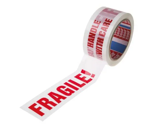 63-7418-84 Tesa 06120-00105-01 Red/White Packing Tape 66m x 50mm 06120-00105-01