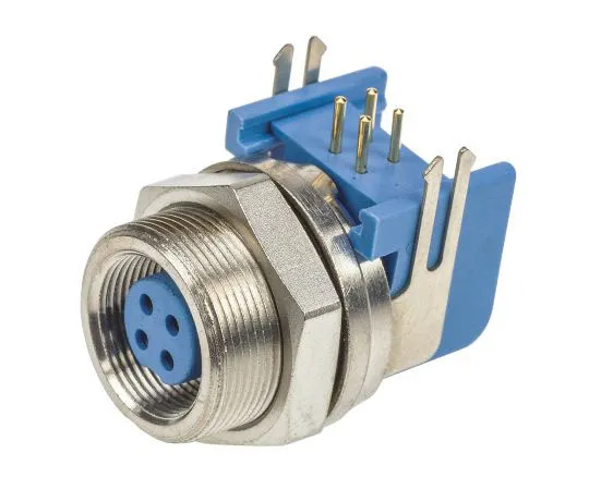 63-7454-46 TE Connectivity TRIAD™ 01 Series Subminiature Panel Mount Connector, 4 contacts Socket 5-1437719-7