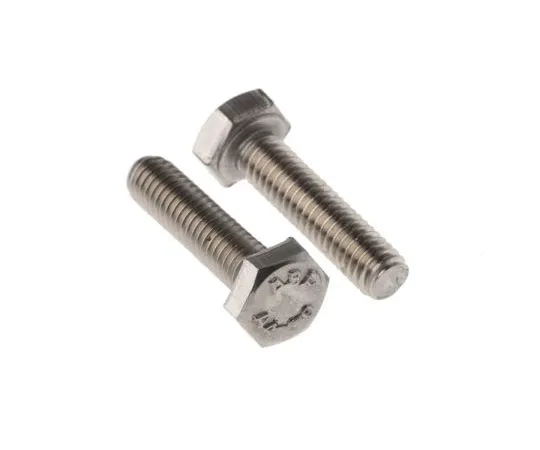 63-7456-77 Plain Stainless Steel Hex M4 x 16mm Set Screw 263-2132