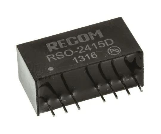 63-7356-51 Recom RSO 1W Isolated DC-DC Converter Through Hole, Voltage in 18 → 36 V dc, Voltage out ±15V dc RSO-2415D