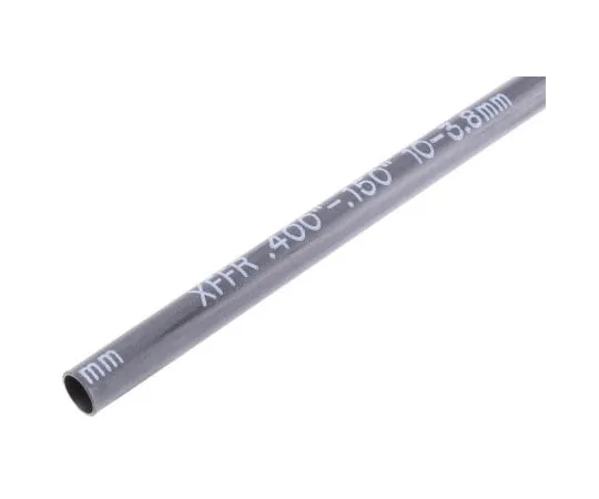 63-7461-60 TE Connectivity Black Halogen Free Heat Shrink Tubing 10.1mm Sleeve Dia. x 1.2m Length, XFFR Series 3:1 Ratio XFFR-04X4