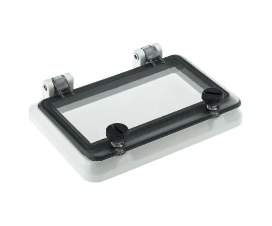 63-7476-52 RS PRO 127 x 24 x 93.5mm Inspection Window for *** with 46277-3, DIN 43880 297-1207