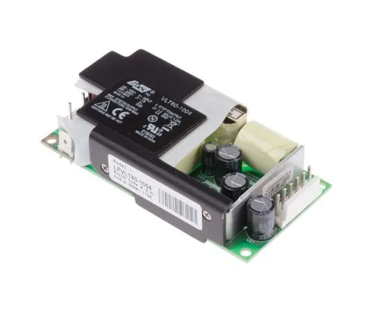 63-7513-79 EOS 60W 1 Output Embedded Switch Mode Power Supply SMPS, 1.25A, 48V dc Open Frame LFVLT60-1004