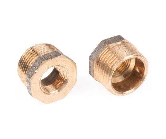 63-7476-63 RS PRO Bronze 1 in BSPT Male x 1/2 in BSPP Female Straight Reducer Bush Threaded Fitting 3241 008004000