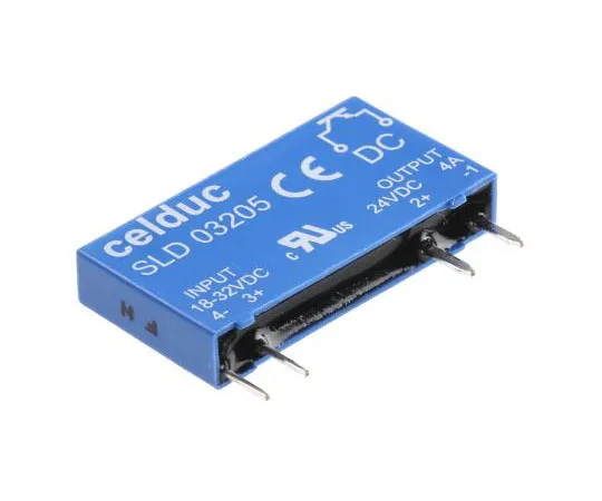 63-7548-04 Celduc 4 A Solid State Relay, PCB Mount, 32 V Maximum Load SLD03205