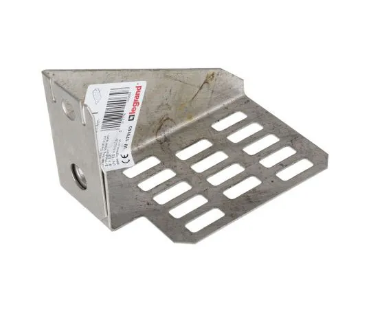 63-7387-06 Legrand Cantilever Arm Bracket Stainless Steel Cable Tray Fixing Plate, 100 mm Width, 74mm Depth LCA100S
