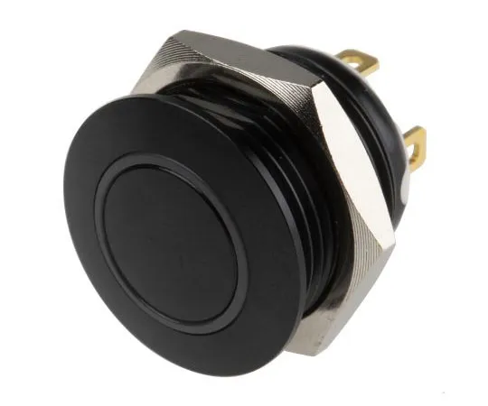 63-7387-63 KNITTER-SWITCH Single Pole Single Throw (SPST) Momentary White LED Push Button Switch, IP67, 16 (Dia.)mm, Panel Mount, MAV16CBRE-1-JR-12V