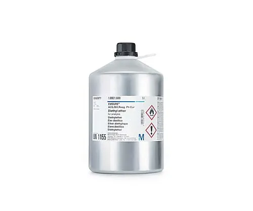 61-0288-46　［Discontinued］Diethyl Ether for Analysis Emsure(TM) ACS, ISO, Reag. pH Eur 100921 5L　1.00921.5000