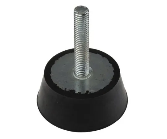 63-7385-72 RS PRO M8 Zinc Plated Steel Anti Vibration Mount 40 Compression Load ,46mm dia. Natural Rubber +100°C 162-3252