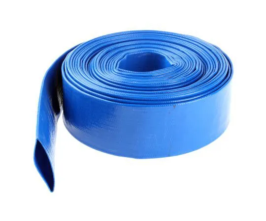 63-7439-74 RS PRO PVC Flexible Tubing, Blue, 43.2mm External Diameter, 10m Long, Reinforced, Chemical, Water Applications 235-7437